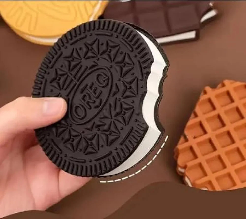 Oreo Cookie Scented Notebook - Chocolate Sandwich Cookie Design