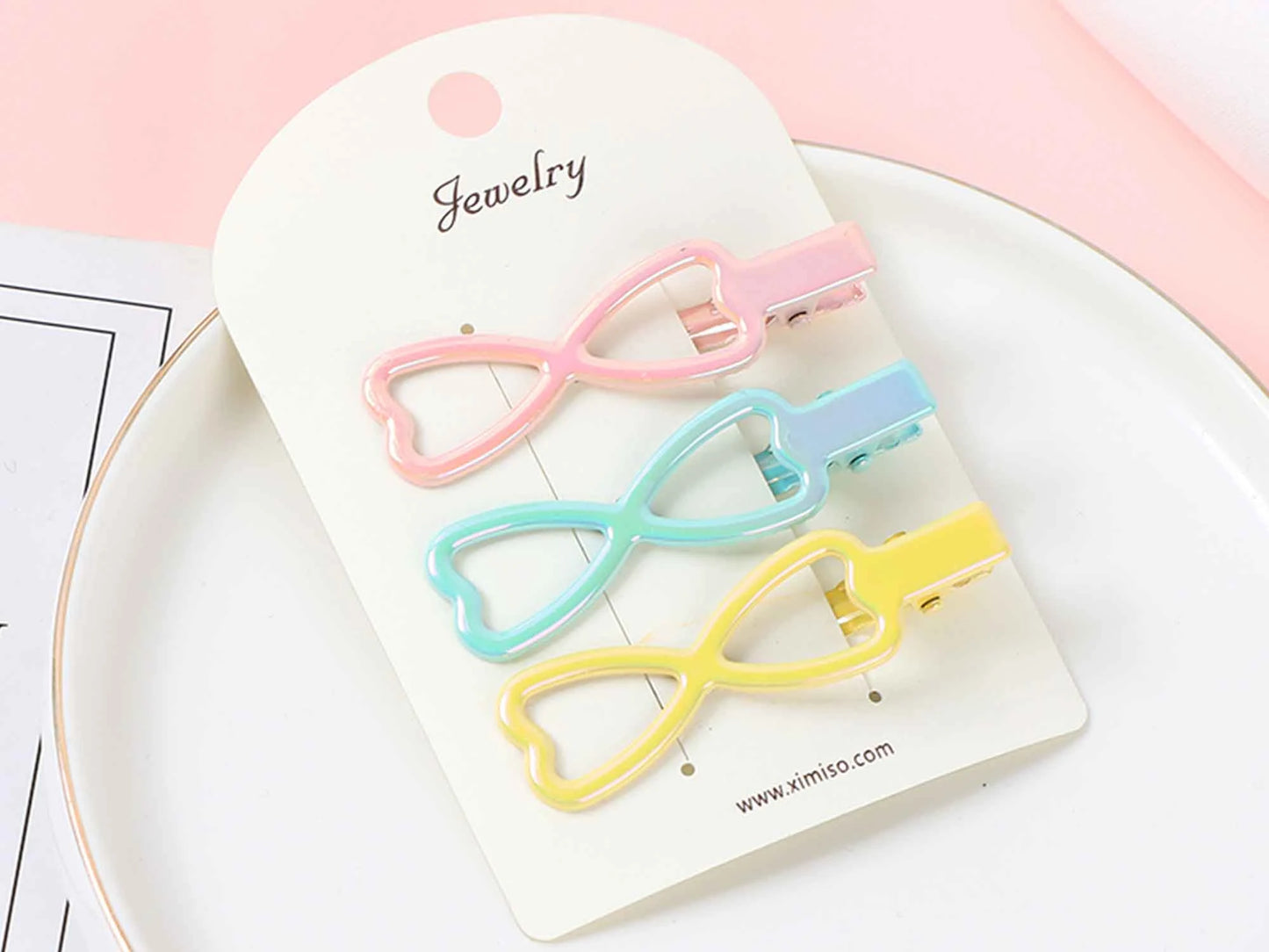 CANDY COLOR _ HAIR CLIP SET OF 3