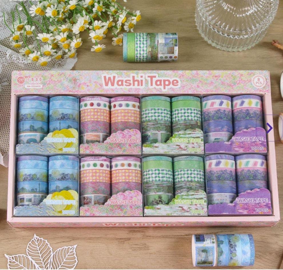 AESTHETIC SCENIC - WASHI TAPE SET OF 10 - STATIONERYSTUDIO