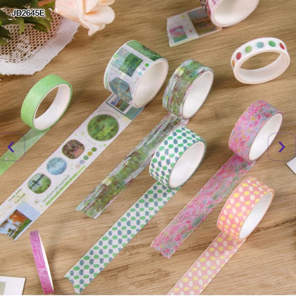 AESTHETIC SCENIC - WASHI TAPE SET OF 10 - STATIONERYSTUDIO