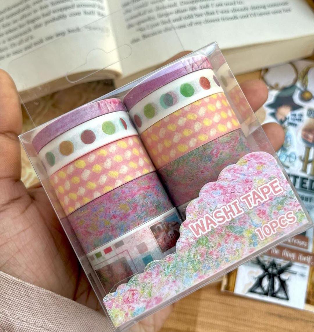 AESTHETIC SCENIC - WASHI TAPE SET OF 10 - STATIONERYSTUDIO