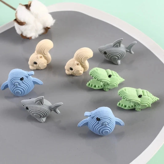 ANIMAL 3D - ERASER - STATIONERYSTUDIO