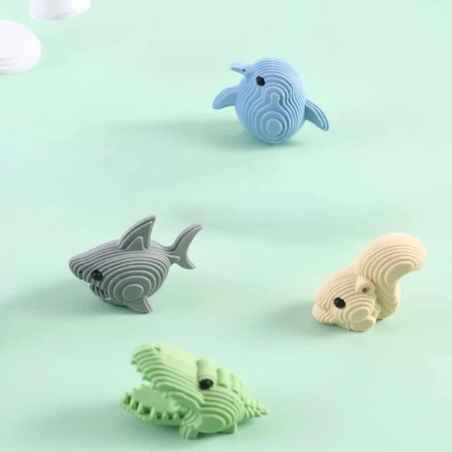 ANIMAL 3D - ERASER - STATIONERYSTUDIO