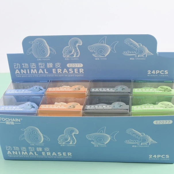 ANIMAL 3D - ERASER - STATIONERYSTUDIO