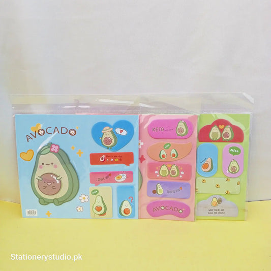 AVOCADO MEMO PAD - STICKY NOTE - STATIONERYSTUDIO