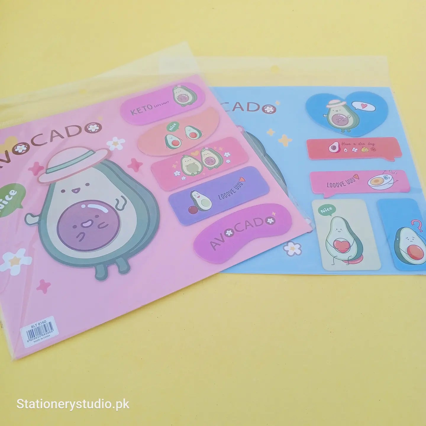 AVOCADO MEMO PAD - STICKY NOTE - STATIONERYSTUDIO