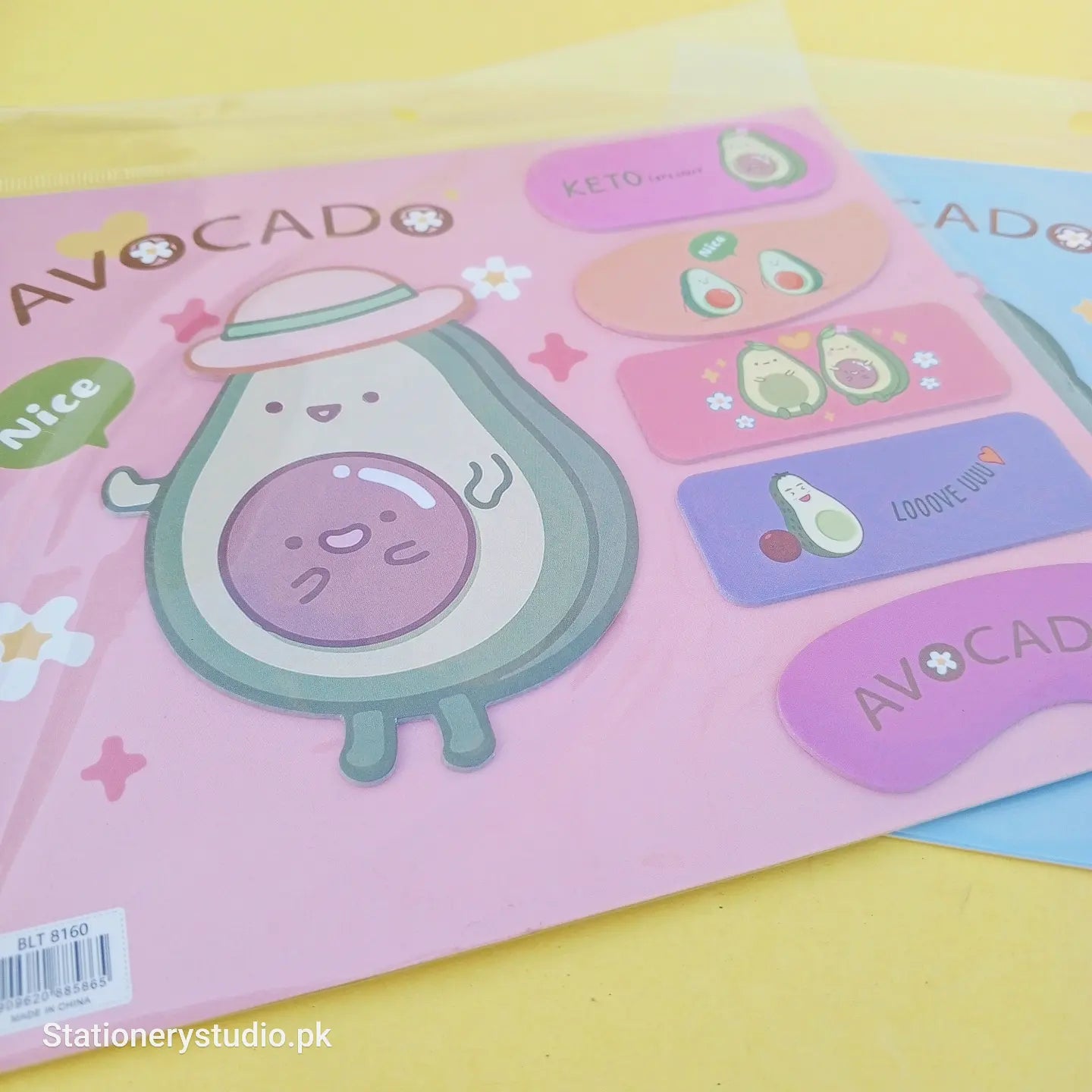 AVOCADO MEMO PAD - STICKY NOTE - STATIONERYSTUDIO