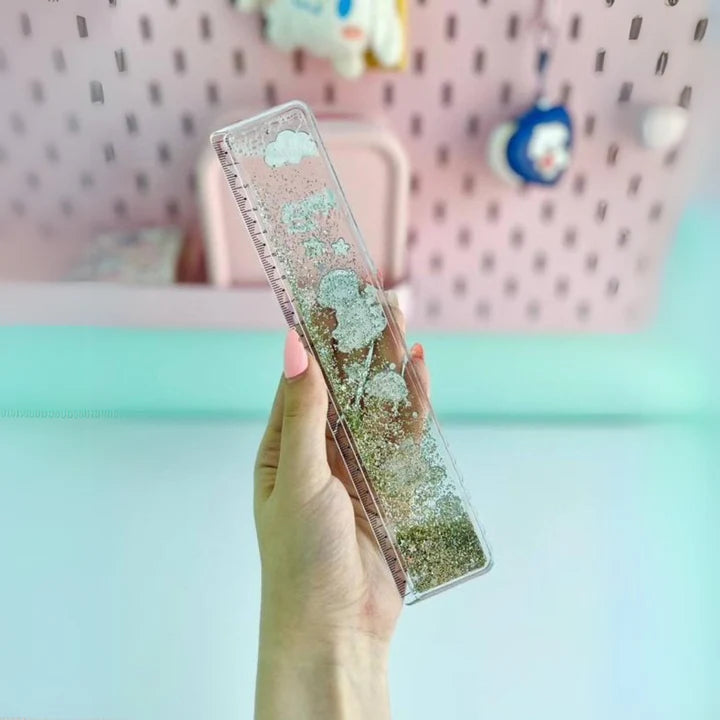 Astronaut Space Boy Glitter Water - Ruler
