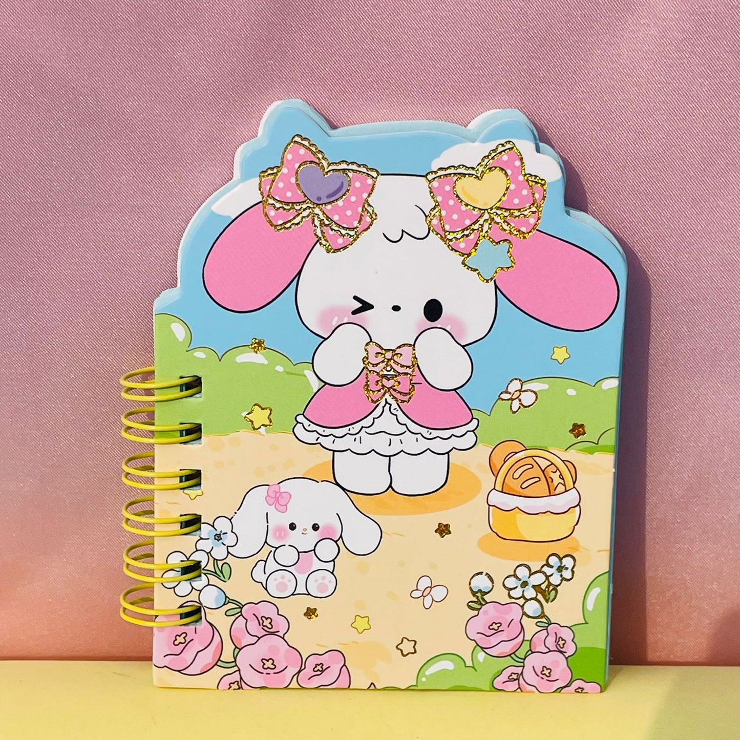 BUNNY - MINI NOTEBOOK/JOURNAL YELLOW