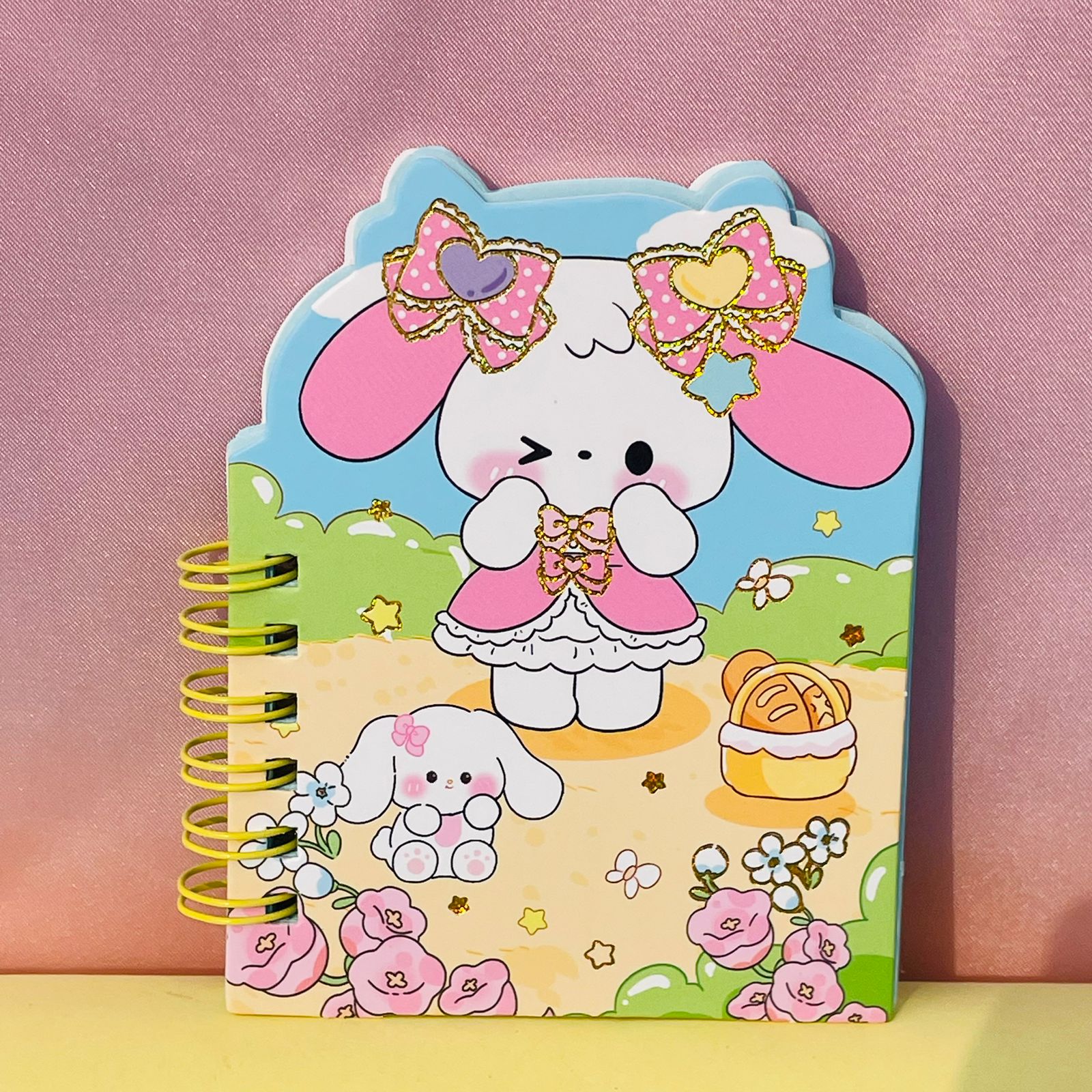 BUNNY - MINI NOTEBOOK/JOURNAL YELLOW