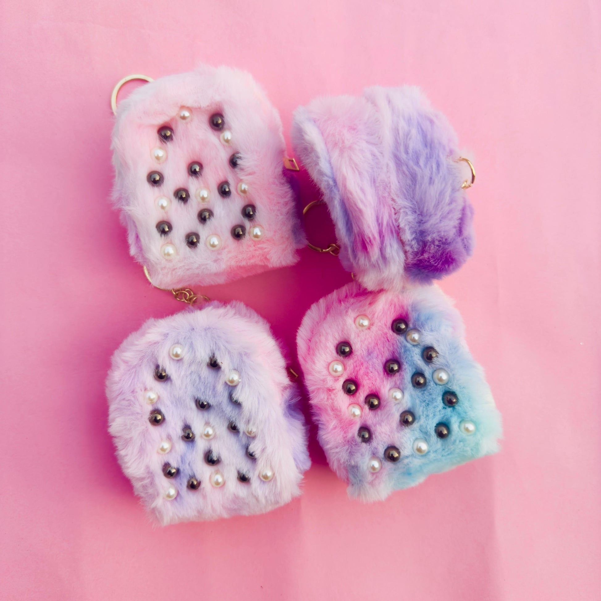 Beaded Plushie Unicorn - Coin Pouch