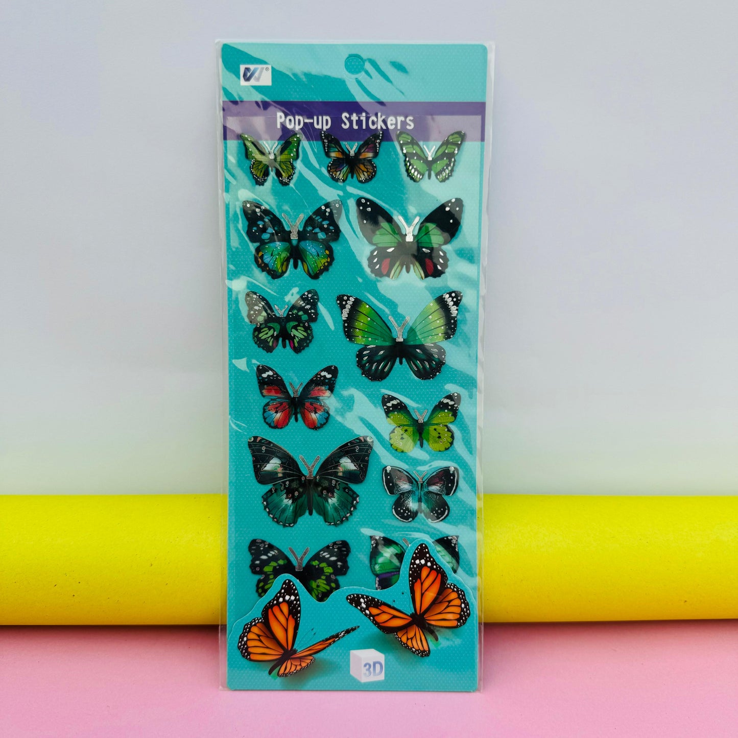 Butterfly pop-pop - Stickers - STATIONERYSTUDIO