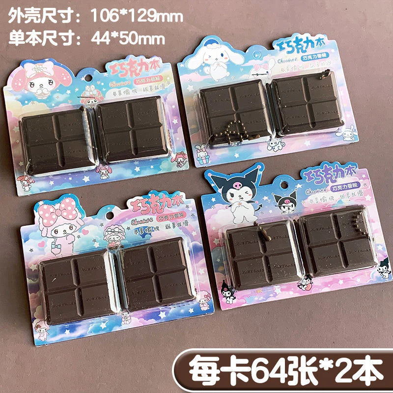 Sanrio Chocolate Mini Couple - Notepad