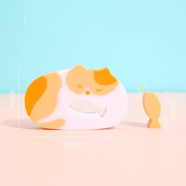 CUTE CAT - CAKE ERASER - STATIONERYSTUDIO