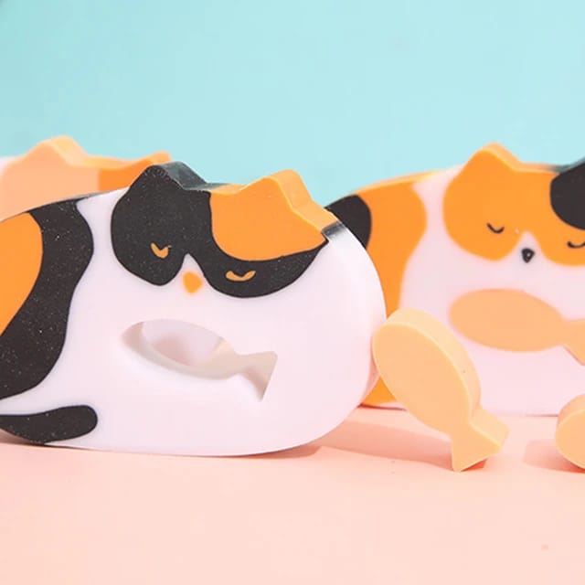 CUTE CAT - CAKE ERASER - STATIONERYSTUDIO