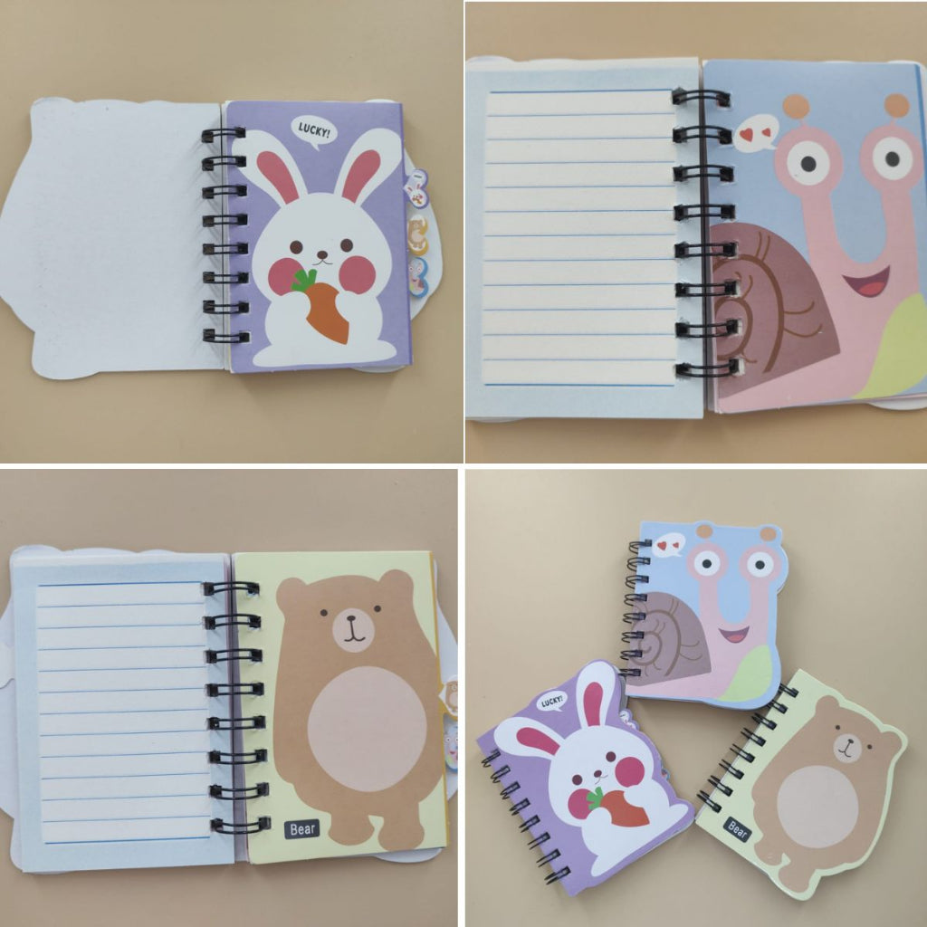 CUTE MINI SPIRAL JOURNALS - STATIONERYSTUDIO