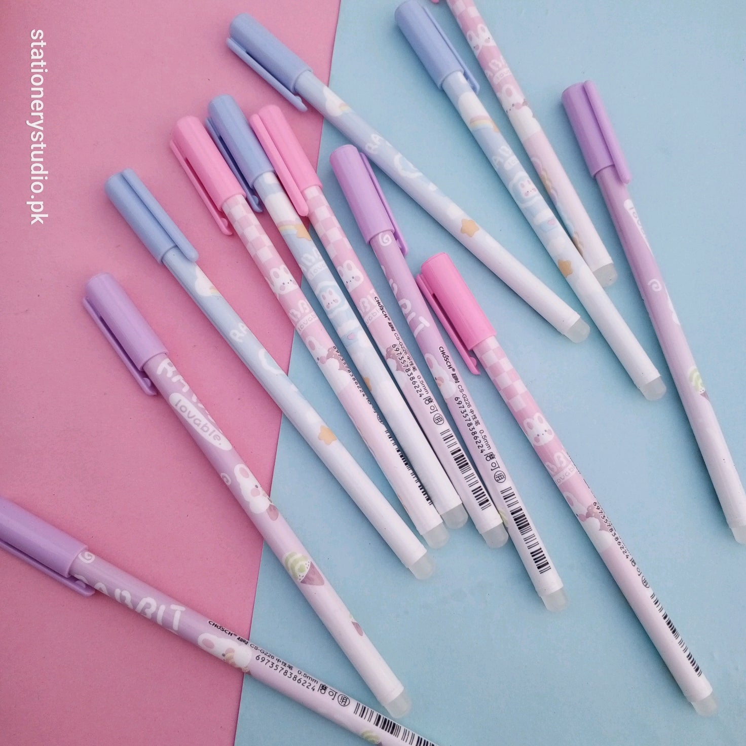 CUTE RABBIT ERASABLE - GEL PEN - STATIONERYSTUDIO