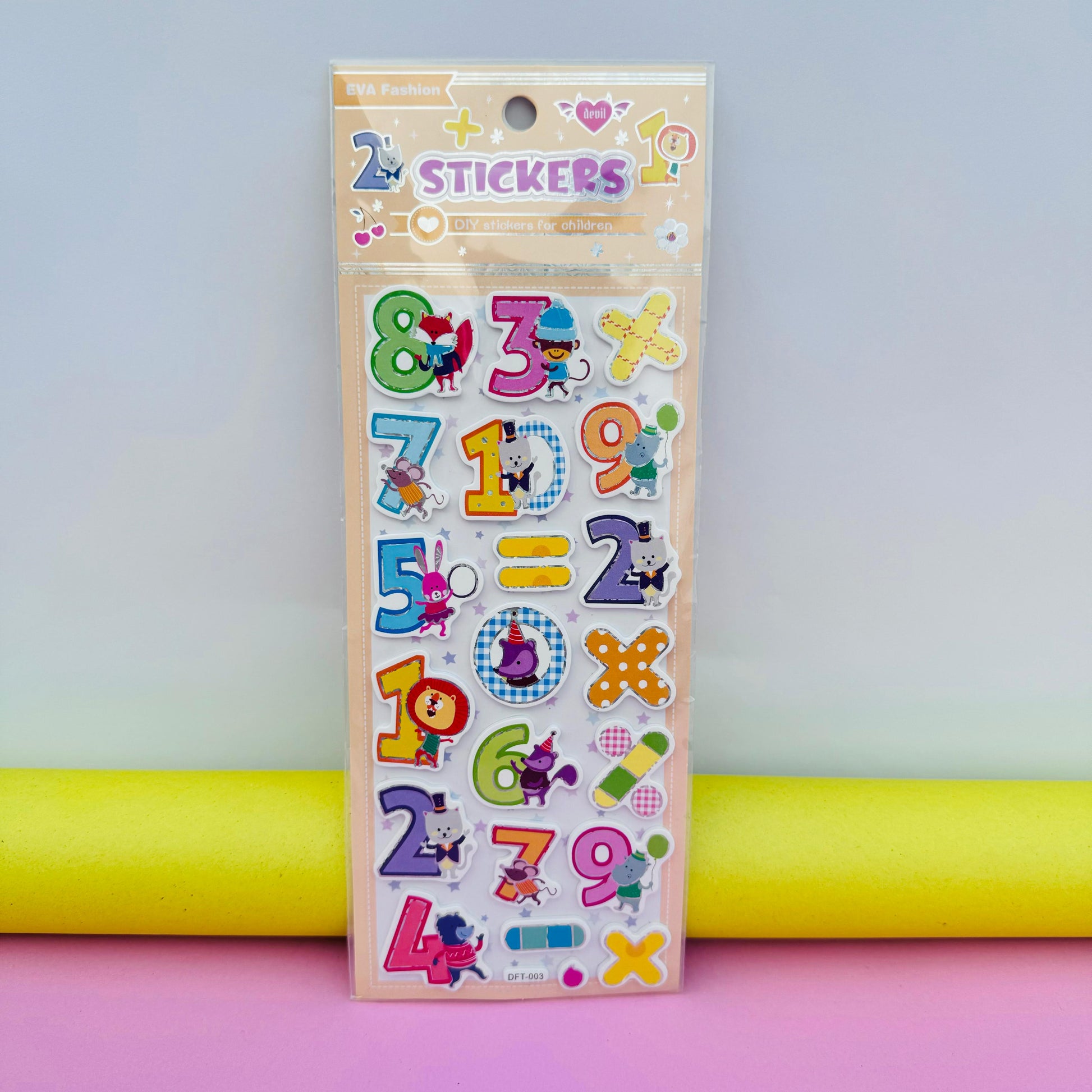 Counting Numbers - Stickers - STATIONERYSTUDIO