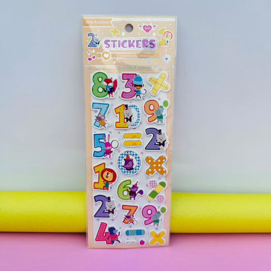 Counting Numbers - Stickers - STATIONERYSTUDIO