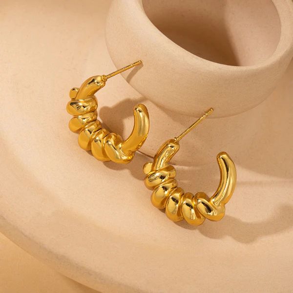 Croissant Hoop - Earrings