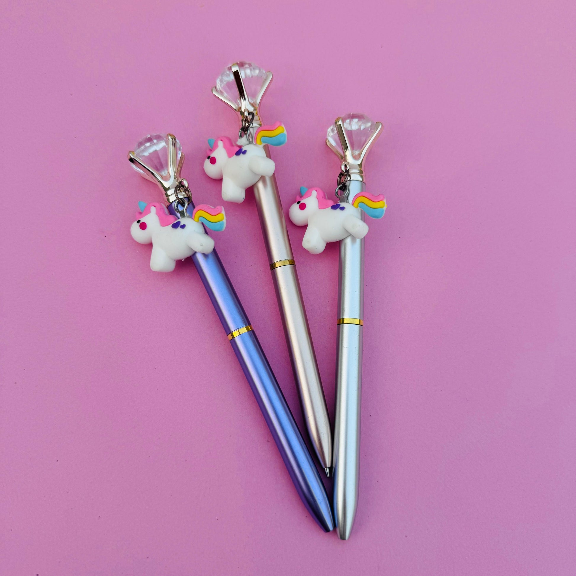 Crystal Diamond Unicorn - Gel Pen - STATIONERYSTUDIO