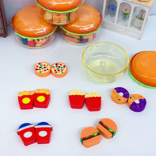 Burger Container - Fast Food Eraser