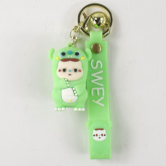 Cute Monster Gold - Key Ring