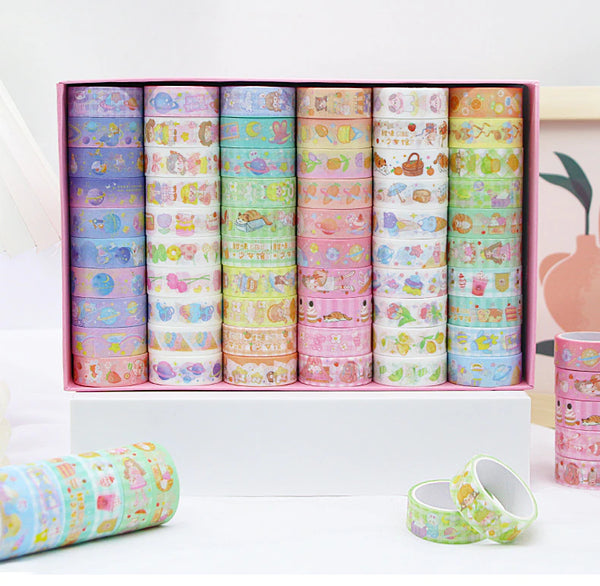 FANTASY WASHI TAPE SET OF 60 - STATIONERYSTUDIO