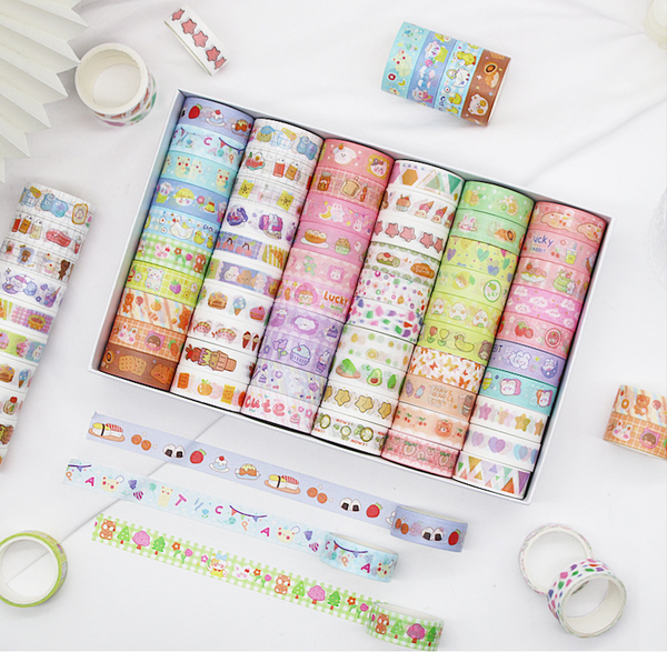 FANTASY WASHI TAPE SET OF 60 - STATIONERYSTUDIO