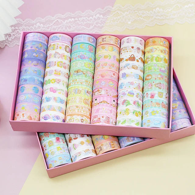 FANTASY WASHI TAPE SET OF 60 - STATIONERYSTUDIO