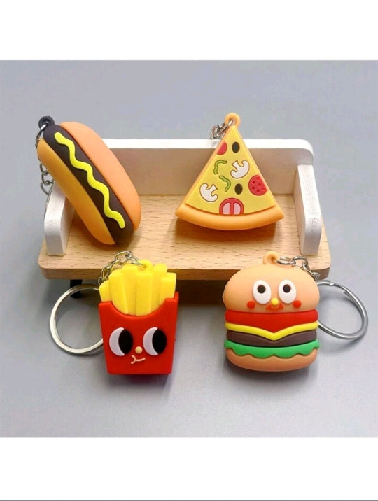 FAST FOOD - KEYRING - STATIONERYSTUDIO