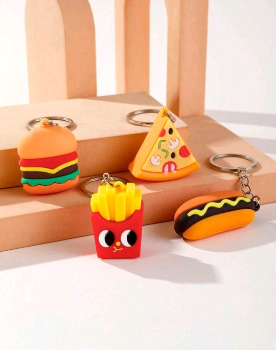 FAST FOOD - KEYRING - STATIONERYSTUDIO