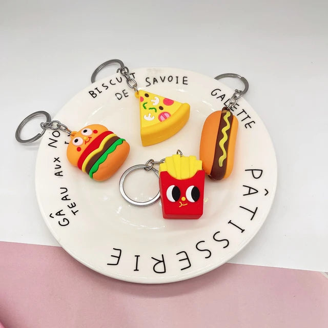 FAST FOOD - KEYRING - STATIONERYSTUDIO