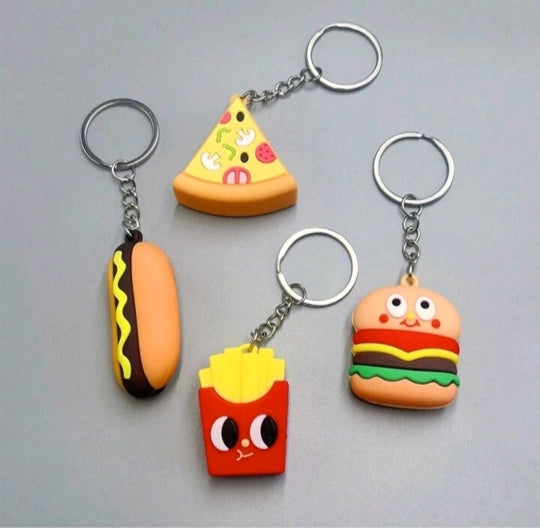 FAST FOOD - KEYRING - STATIONERYSTUDIO