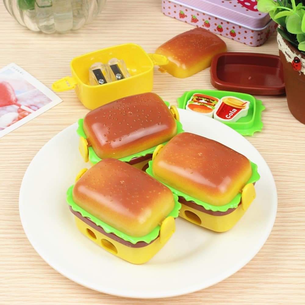 BURGER ERASER & SHARPENER