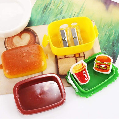 BURGER ERASER & SHARPENER