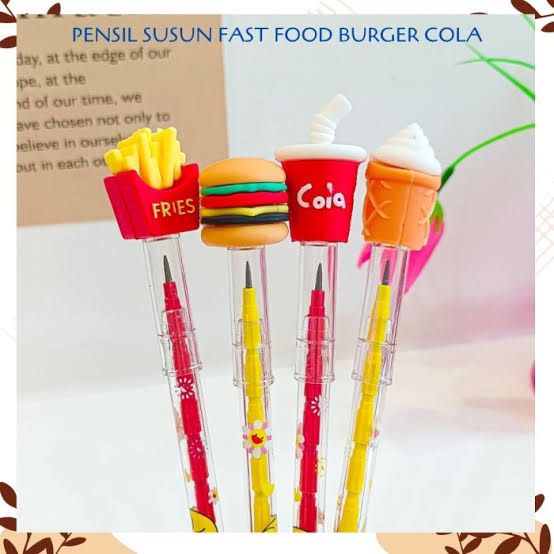 Fast Food - Kids Bullet Pencil