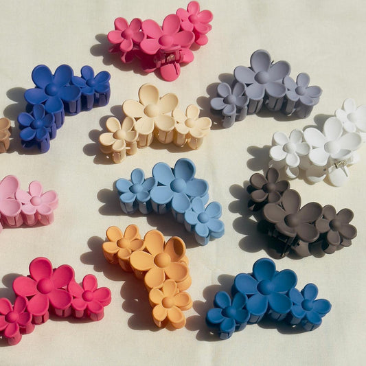 Flower Matte Claws - Set of 3