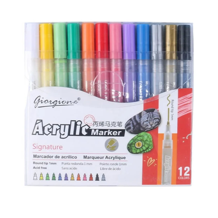 GIORGIONE SIGNATURE ACRYLIC MARKER SET - STATIONERYSTUDIO