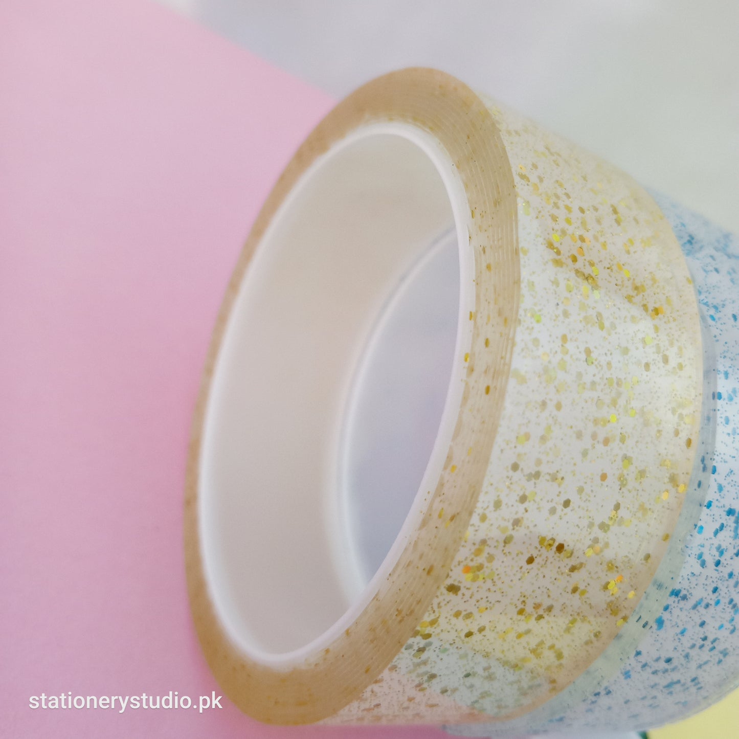 GLITTER NANO TRACELESS DOUBLE SIDED MAGIC TAPE - STATIONERYSTUDIO