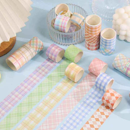 Cute Grid Washi Tape - Set of 3