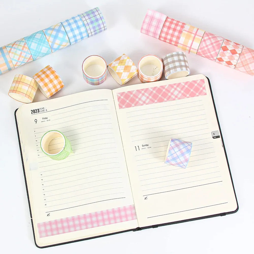 GRID WASHI TAPE SET OF 30 - STATIONERYSTUDIO