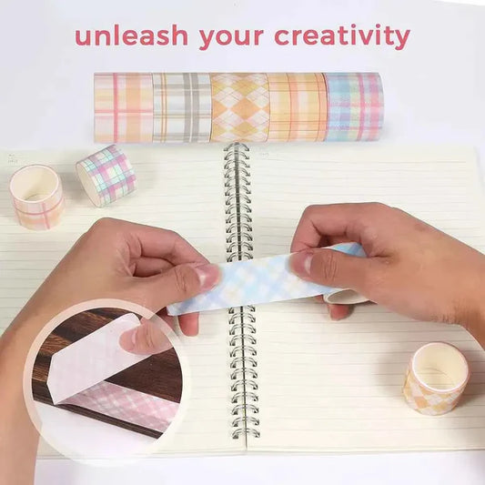 Cute Grid Washi Tape - Set of 3