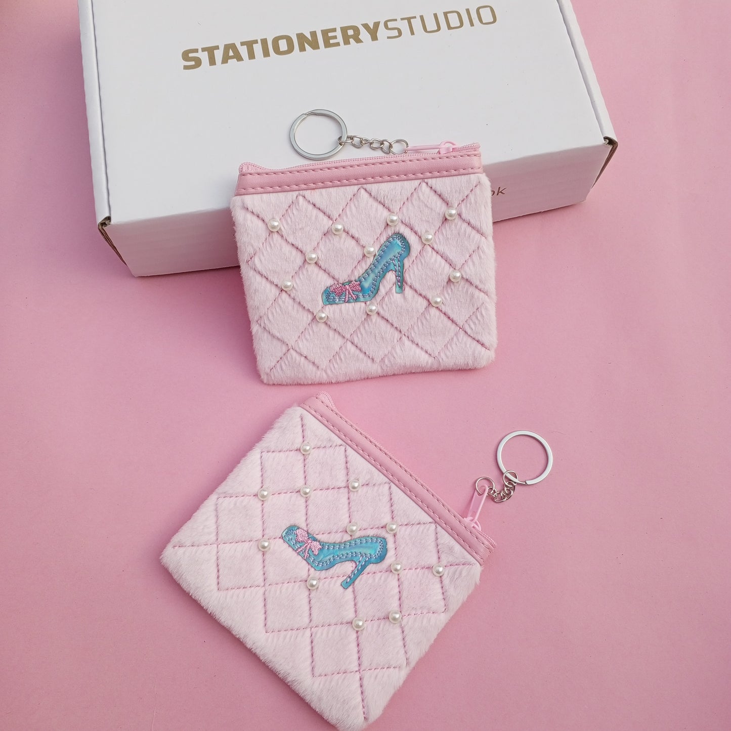 HEELS PLUSH - KEY RING COIN POUCH - STATIONERYSTUDIO