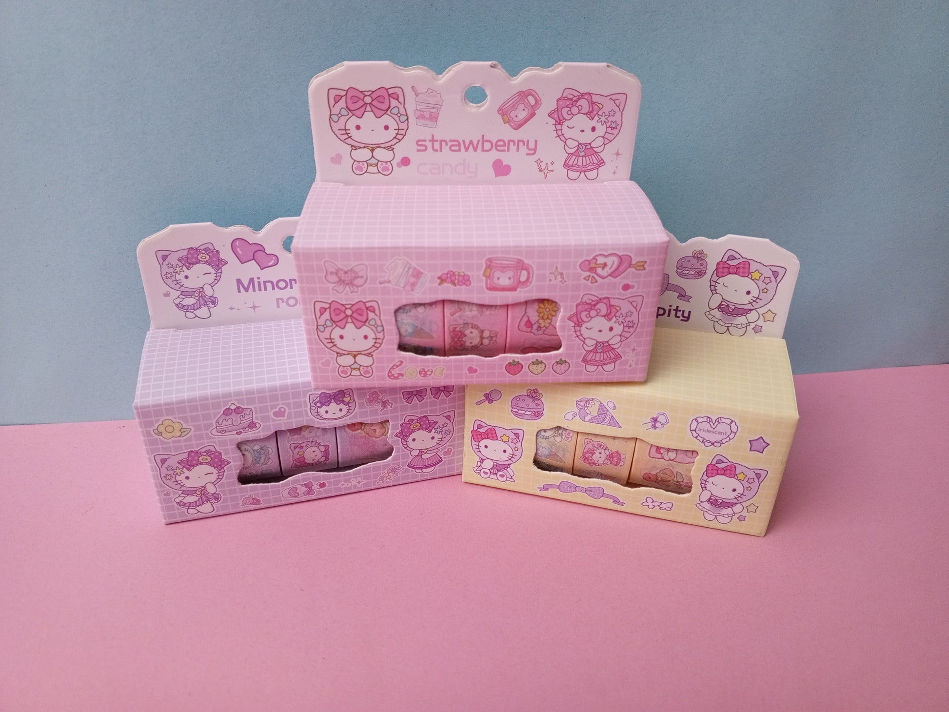 HELLO KITTY - WASHI TAPE SET OF 4 - STATIONERYSTUDIO