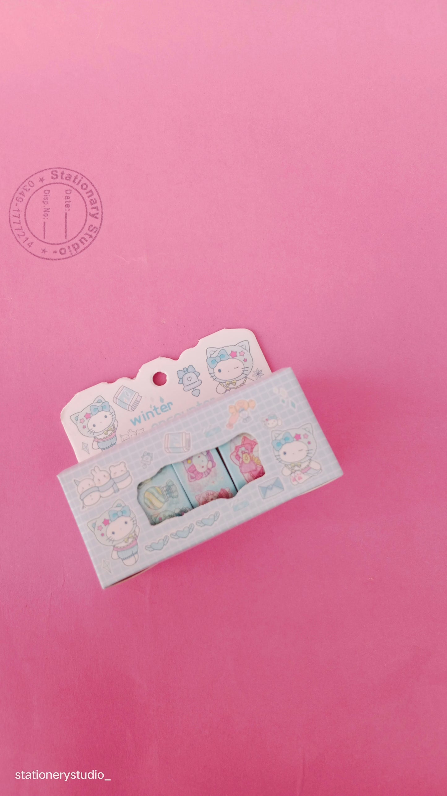 HELLO KITTY - WASHI TAPE SET OF 4 - STATIONERYSTUDIO