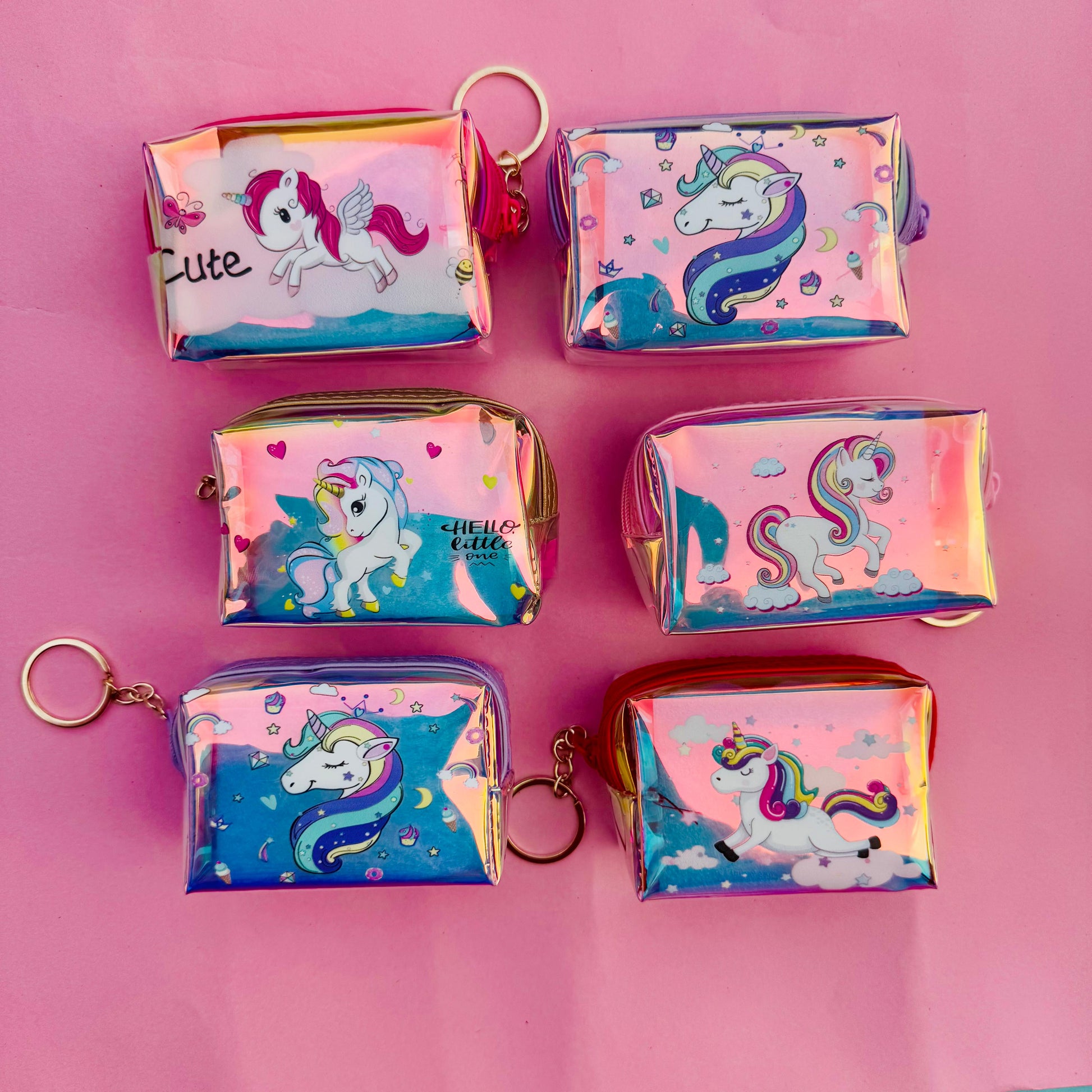 Holographic Rectangular - Coin Pouches