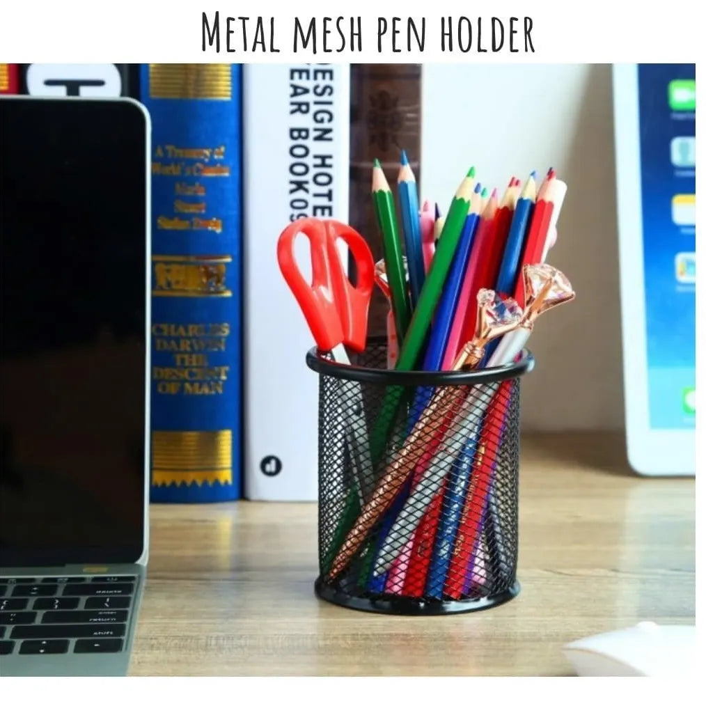 METAL MESH PEN HOLDER