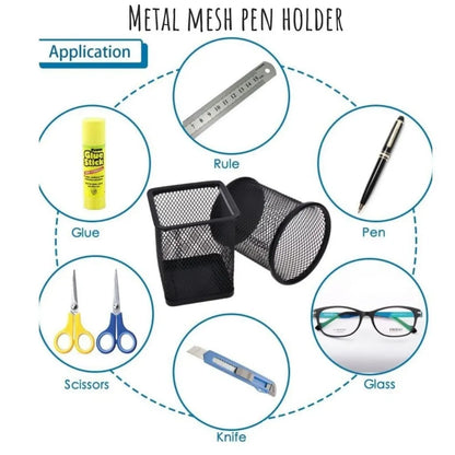 METAL MESH PEN HOLDER