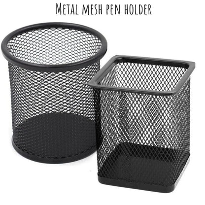 METAL MESH PEN HOLDER